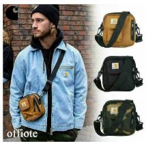 Ensoleille - Sac à bandoulière Taille Voyage Cross Body Carhartt Homme Femme Messenger Utility - Noir, Ensoleillé