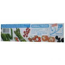 Sac congélation avec zip embal'froid 20 28 x 27