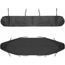 Tonchean - Sac d'auvent, housse anti-poussière pour auvent de patio de 2 m, housse de rangement pour auvent de patio gris, imperméable, protection