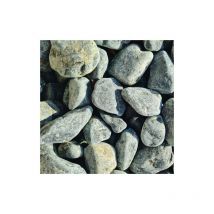 King Matériaux - Sac de +/- 600 kg = 3,75M² Galet vert de marbre 40/60