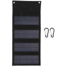 40W 4 Fold Sac de Chargement de Panneau Solaire Sac Pliant Pliable Chargeur de Panneau Solaire Monocristallin pour Camping en Plein Air Randonnée