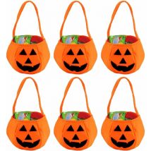 Sac de citrouille d'Halloween, sac à main de bonbons à la citrouille, sac de bonbons à la citrouille, utilisé pour les fêtes d'Halloween et les
