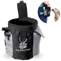 Jormftte - Sac de friandises pour chiens, pochette de friandises pour chiots, porte-appâts pour petits chiens, conteneur de collations pour marche