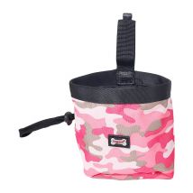 Sac de friandises pour chiens, sac d'alimentation d'entraînement sportif avec distributeur de sacs poubelles