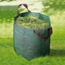 Ousudela - Sac de Jardin 120L avec Poignées - Sac de Jardin Pliable Imperméable Déchets de Jardin Résistant aux Déchets Végétaux
