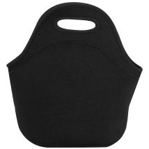 Feiyue - Sac de pique-nique étanche, glacière à isolation thermique, boîte à lunch, sac fourre-tout de stockage des aliments portable, noir