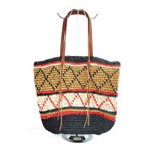 Sac de plage d'été tissé à la main pour femme