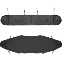 Sac de Protection pour Store Banne, 3m Housse de Protection Anti-poussière pour auvent de terrasse Noir Housse de Rangement pour auvent de terrasse,