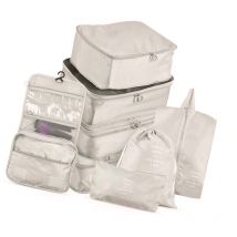 Sac de rangement 8pcs set Travel Bag Packaging set boîte de rangement bagages à main vêtements chaussures