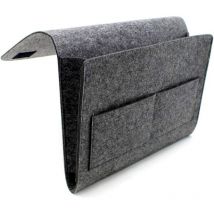 Sac de rangement de chevet en feutre, organisateur de rangement suspendu de chevet, coussin antidérapant