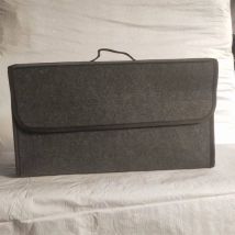 Jalleria - Sac de rangement de coffre de voiture antidérapant et pliable, sac de rangement de coffre de voiture pour panne d'outils, organisateur de