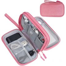Sac de rangement électronique, sac de rangement de câbles de voyage, valise d'accessoires électroniques portable et étanche