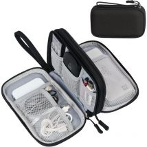 Sac de rangement électronique, sac de rangement de câbles de voyage, valise d'accessoires électroniques portable et étanche