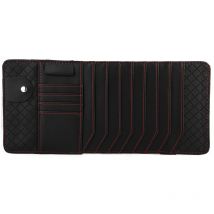 Sac de rangement pour CD de voiture résistant à l'usure, sac de rangement lisse et pratique, utilisation en voiture