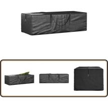 Sac de rangement pour sapin de Noël noir 135x40x55 cm PE - Sac De Rangement Sapin Noel - Housse Sapin Noel - Protection Sapin Noel - Rangement