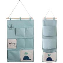 Sac de Rangement Suspendu,Tissu Porte à Suspendre Rangement Tissu Mural Placard Murale Rangement Chambre