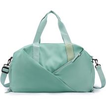 XVX - Sac de sport unisexe avec compartiment à chaussures - Poche de rangement étanche - Pour entraînement, natation, yoga, Vert, Multifonctionnel,