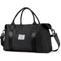 Aougo - Sac de Voyage Cabine Bagage 45x36x20, Grand imperméable Duffle Bag,Sac de Voyage Cabine Bagage 45x36x20, Grand imperméable Duffle Bag, Noir