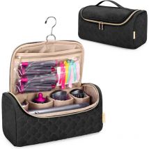 Serbia - Sac de voyage compatible avec Dyson Airwrap Styler Complete, étui de rangement de voyage portable pour Airwrap Styler et accessoires, noir