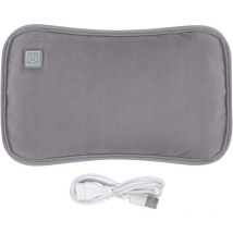 Sac d'eau chaude rechargeable avec couvercle à bride bouteille d'eau chaude épaissie sac d'eau chaude sac à main chaud de grande capacité sac d'eau
