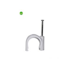 Graffette tonde con chiodo Elettrocanali 5 - 6 mm. 50 pz.