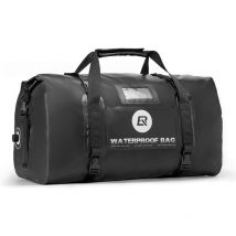 Sac moto étanche pratique fixé à la selle, 55L, noir