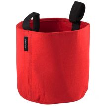 Cerland - Sac plantation feutre géotextile 25 cm 12,3 l rouge