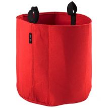 Cerland - Sac plantation feutre géotextile 40 cm 50,3 l rouge