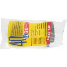 Sac poubelle sous film 30 l h 50 x l 60 cm - 10 microns 40