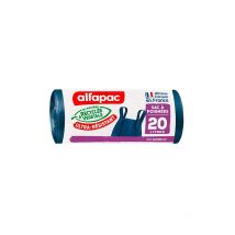 Sac poubelle 20 litres avec poignées Alfapac - 40 sacs