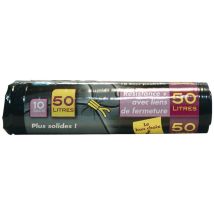 Sac poubelle 50L – 68x80 cm – 25 μm – Volume, Quantité par pack – PUBLI EMBAL