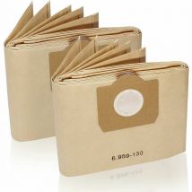 Sac pour aspirateur,10 Pièces Sacs d'aspirateur pour 6.959-130.0 Sacs en Papier pour Aspirateur WD3 WD3P WD3 Premium Sac à PoussiÈRe en Papier a 2201