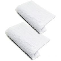 Lot 2x Torchon pour pressoir – 260 x 260 x 460 mm – 12 l – Sac de filtrage en polyester – Robuste et fin – pour Presse manuelle pour Moût de pomme