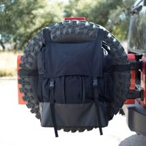 Jusch - Sac rechange pour pneu secours, Sac rangement pour pneu secours pour camping tout-terrain(61 x 43,2 x 20,3 cm)