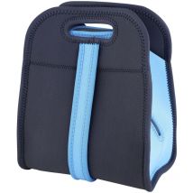 Bergner - sac de transport alimentaire 22.5X14X27CM néoprène marche bleu/gris - Bleu