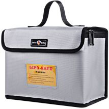Sac sûr de protection de batterie Lipo antidéflagrant portable, grand espace de stockage pour le stockage de la batterie et le chargement avec une