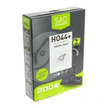 Sacs microfibres adaptable par 4 HEHO44+ pour Aspirateur hanseatic, hoover, miele, severin , athos, black diamond, electronic, freemotion, pure