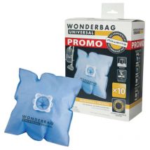 Sacs microfibres par 10 wonderbag WB408120 pour Aspirateur