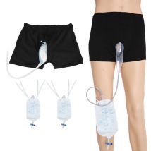 Rapanda - Sac urinoir portable pour hommes avec ceinture élastique réutilisable et portable pour hommes, sac à pipi pour incontinence, personnes