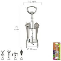 Oryx - Tire-bouchon chromé à double levier