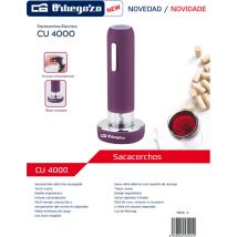 Cavatappi elettrico ricaricabile orbegozo cu 4100