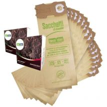 Sacchetti folletto vk 121 vk 122 vk 120 16pz granuli cioccolato compatibili