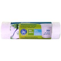 Secolan Sacchetti Pattumiera 20 Litri Extra Forte Bianco 1x25