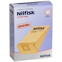 Sacchetti per vuoto per 5 originali per Nilfisk hoover