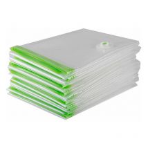 Sacchetti sottovuoto extra large giganti, confezione da 1 [120x100 cm] per vestiti, trapunte/biancheria da letto, verde trasparente, Fonepro
