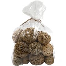 Sacchetto di palline essiccate Naturale 26 x 30 cm