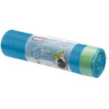 Sacco Tira e Chiudi raccolta differenziata Azzurro