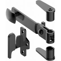 Espagnolette, Kit complet, Noir, Aluminium, pour Volet battant