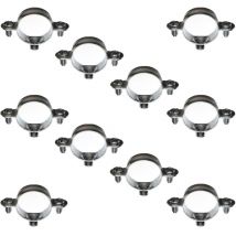 Sachet de 10 colliers simple métallique pour tube Ø26