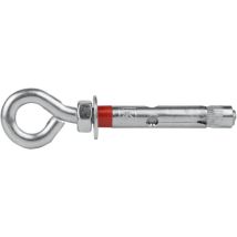 Universelle Befestigung mit M6-Ring – Ø8x45 mm – 4 Stück